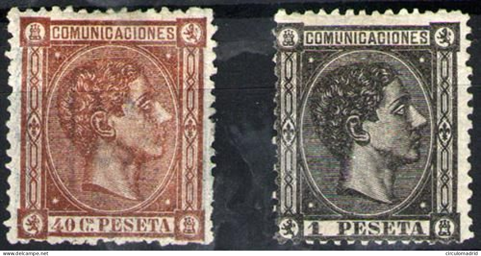 España Nº 167 Y 169. Año 1875 - Unused Stamps