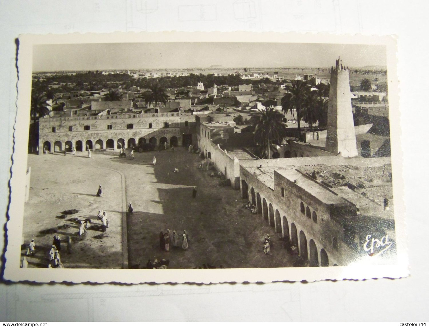 AM2 OUARGLA Minaret De La Grande Mosquée Et Vue Partielle - Ouargla