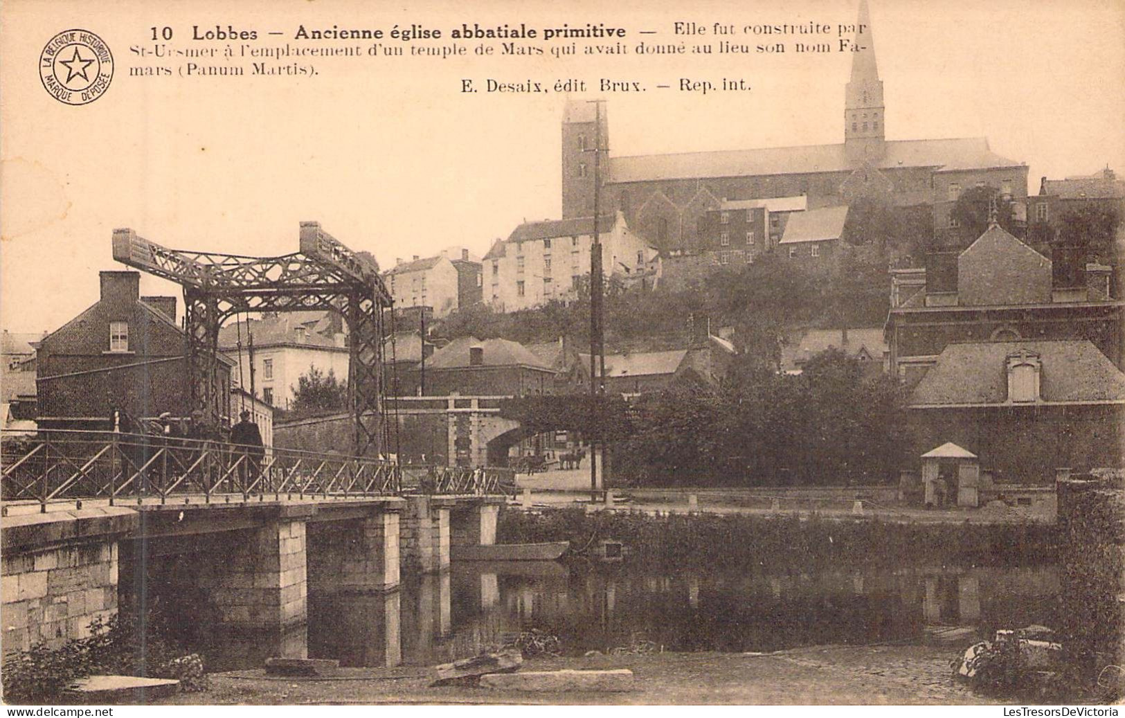 BELGIQUE - LOBBES - Ancienne église Abbatiale Primitive - Edit E Desaix - Carte Postale Ancienne - Lobbes