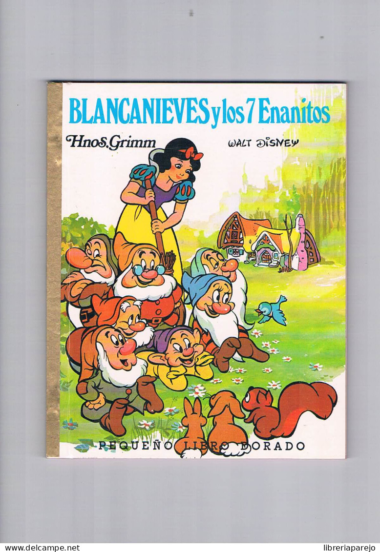 Blancanieves Y Los 7 Enanitos Walt Disney Pequeño Libro Dorado Edigraf 1974 Nuevo ** - Libros Infantiles Y Juveniles