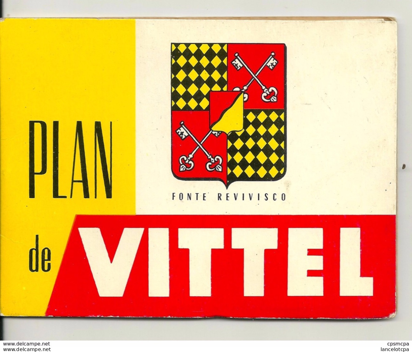 88 - VITTEL / PLAN ANCIEN DE LA VILLE - Autres Plans