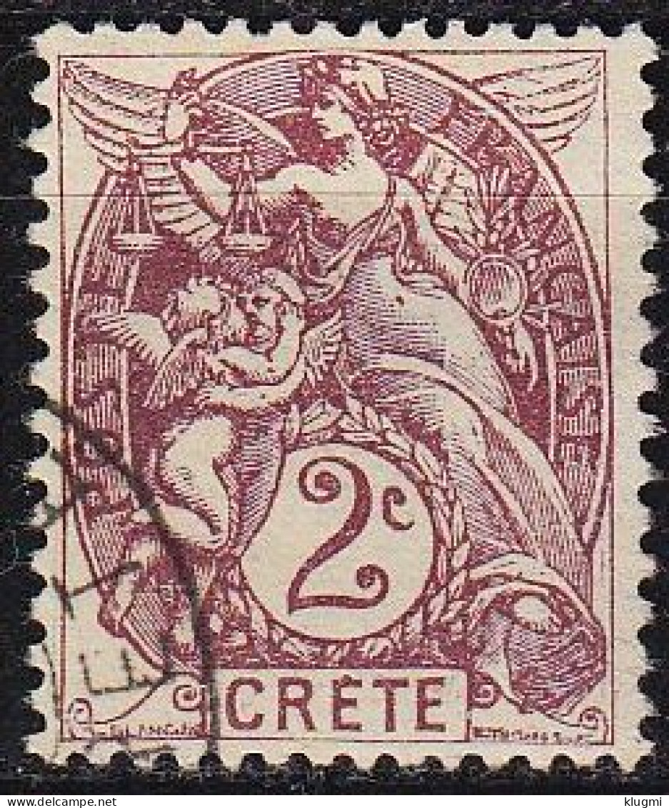 FRANKREICH FRANCE [Kreta] MiNr 0002 ( O/used ) - Used Stamps