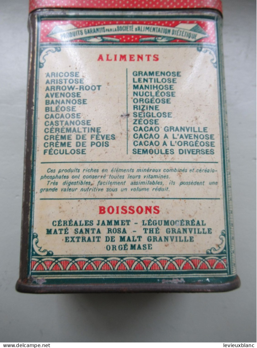 Métal/ Farines Maltées Jammet/ POUILLARD Pharmacien/ORGEOSE/ Sté D'Alimentation Diététique/ Vers 1920-1940       BFPP245 - Boîtes