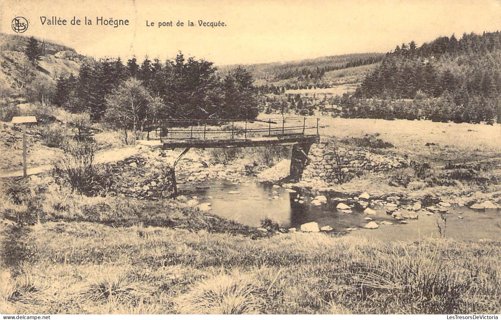 BELGIQUE - HOEGNE - Le Pont De La Vecquée - Edition F Mission - Carte Postale Ancienne - Andere & Zonder Classificatie