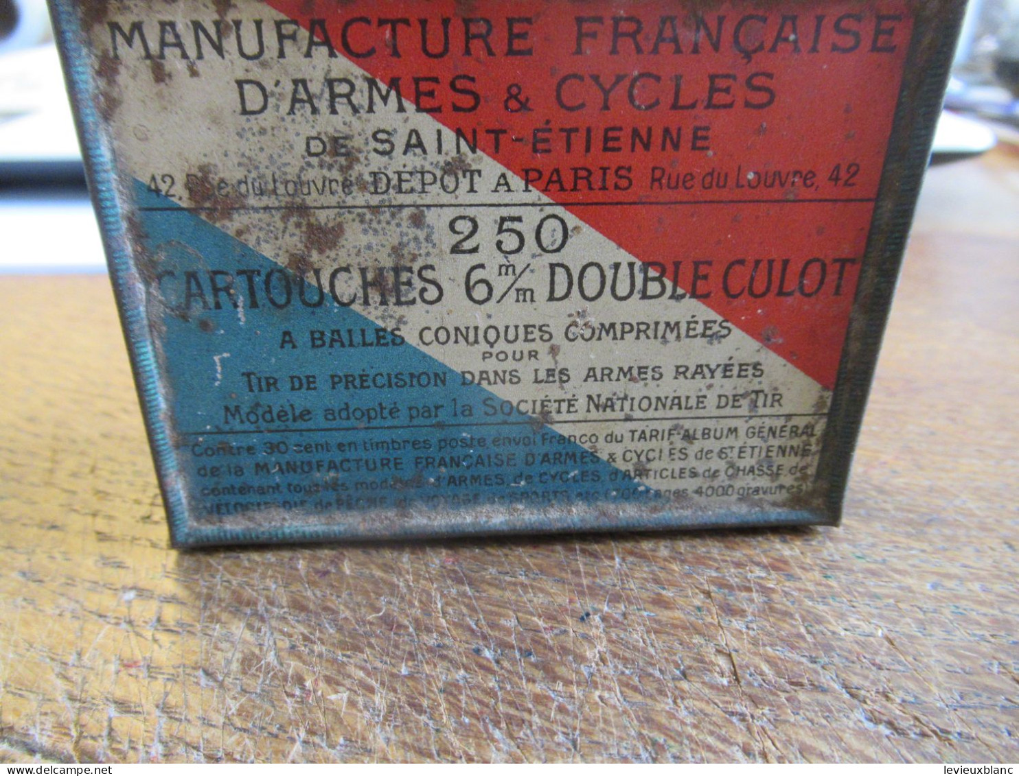 Métal/Cartoucherie/Manufacture Fr. D'Armes & Cycles De Saint Etienne/Cartouches 6mm Double Culot/Vers 1920-1940  BFPP246 - Scatole