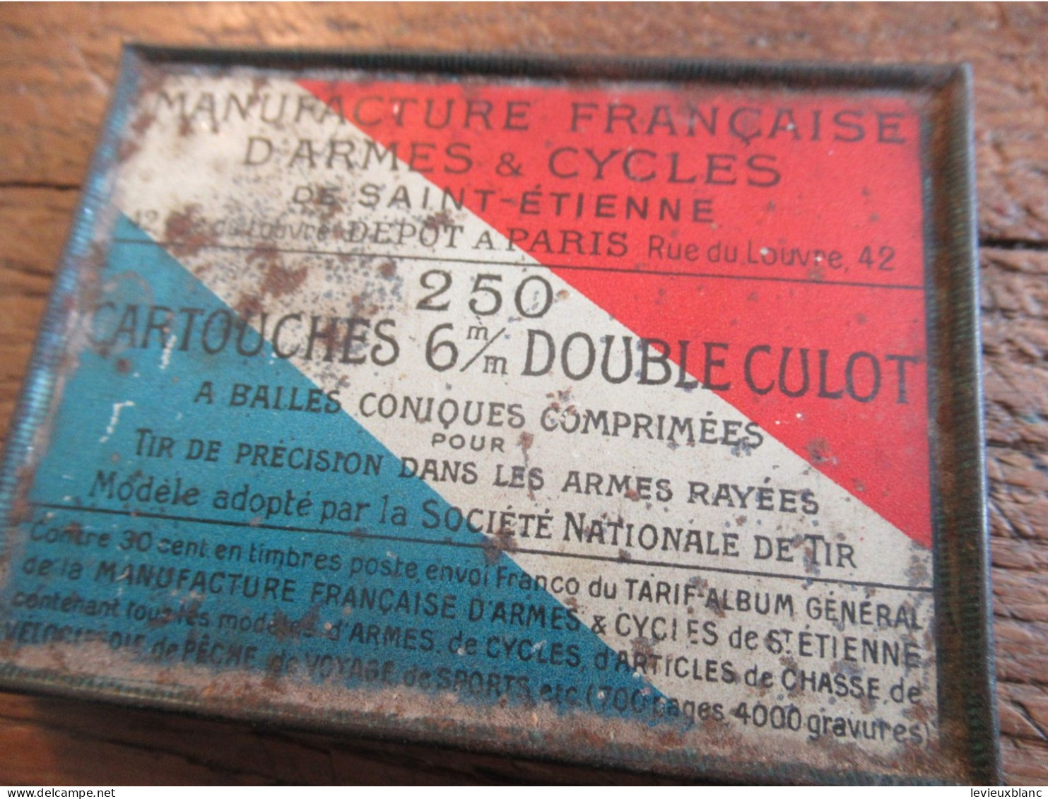 Métal/Cartoucherie/Manufacture Fr. d'Armes & Cycles de Saint Etienne/Cartouches 6mm double Culot/Vers 1920-1940  BFPP246