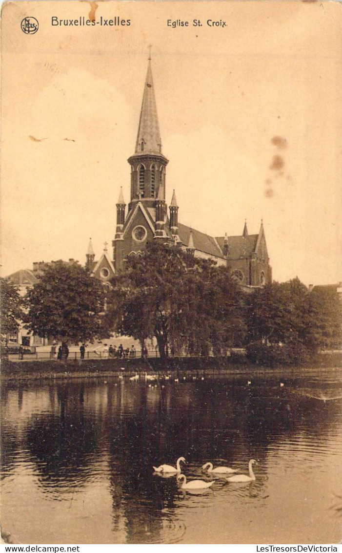 BELGIQUE - IXELLES - Eglise St Croix - Edit Nels - Carte Postale Ancienne - Elsene - Ixelles