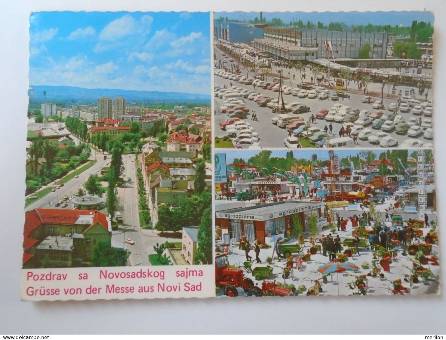 ZA439.12   AK CPM -  Novi Sad Pozdrav Sa Novosadskog Sajma -Grüsse Von Der Messe Aus Novi Sad - Fair - Foire 1970's - Kermissen