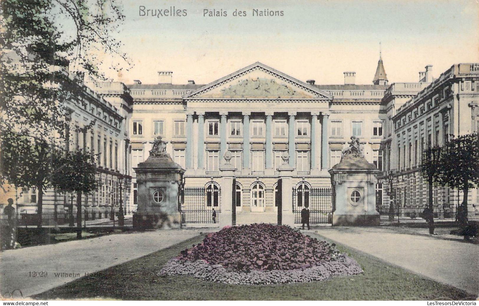 BELGIQUE - BRUXELLES - Palais Des Nations - Carte Postale Ancienne - Altri & Non Classificati