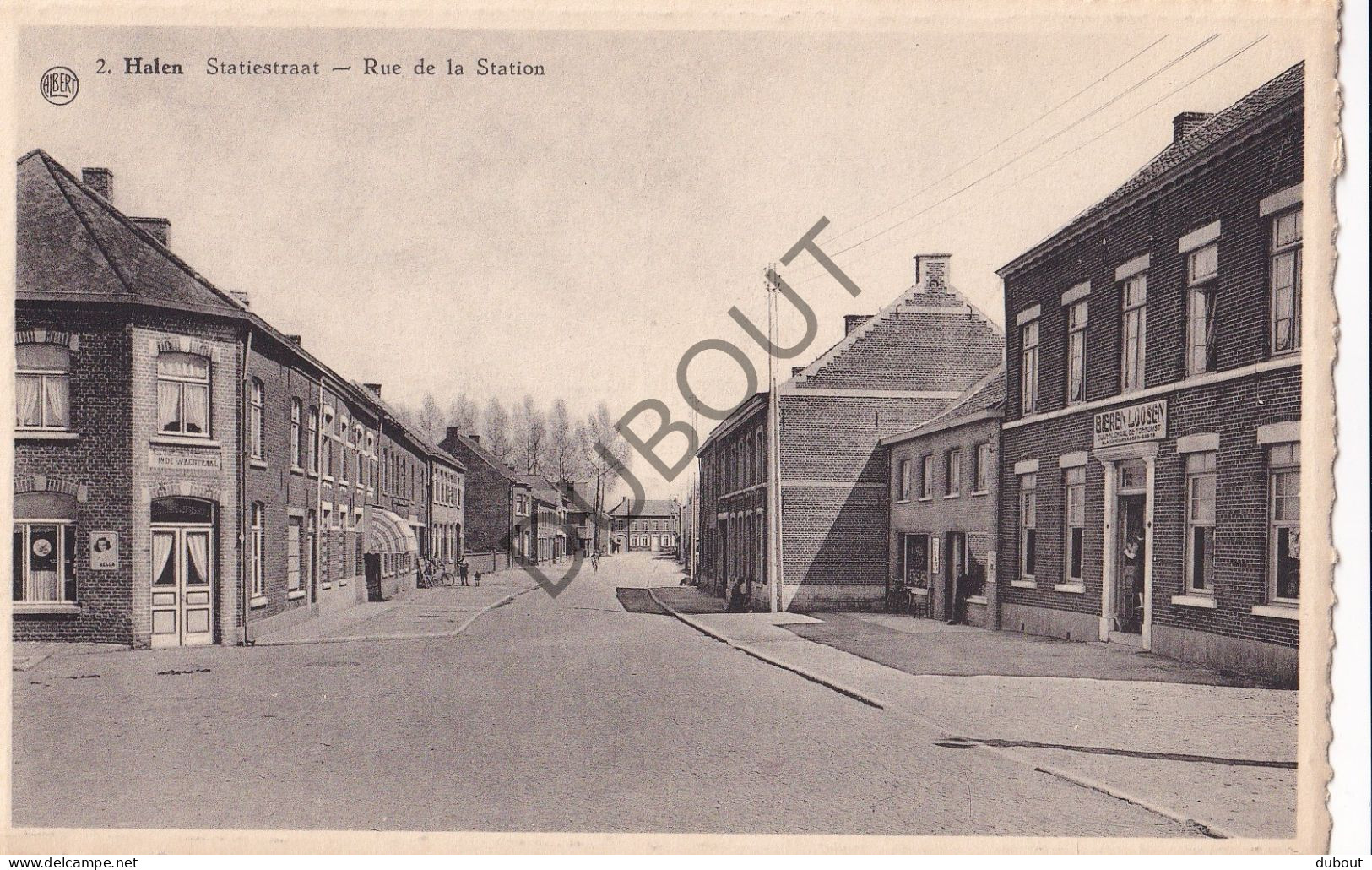 Postkaart/Carte Postale - Halen - Rue De La Station (C4111) - Halen