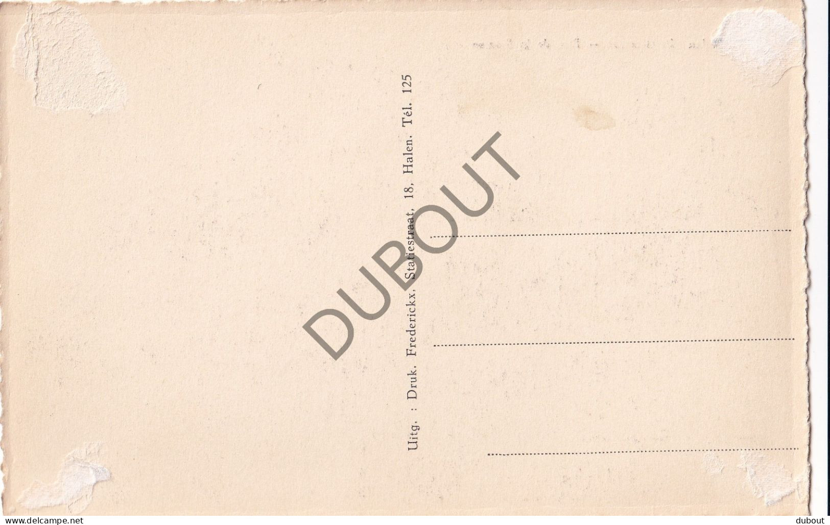 Postkaart/Carte Postale - Halen - Rue De La Station (C4111) - Halen