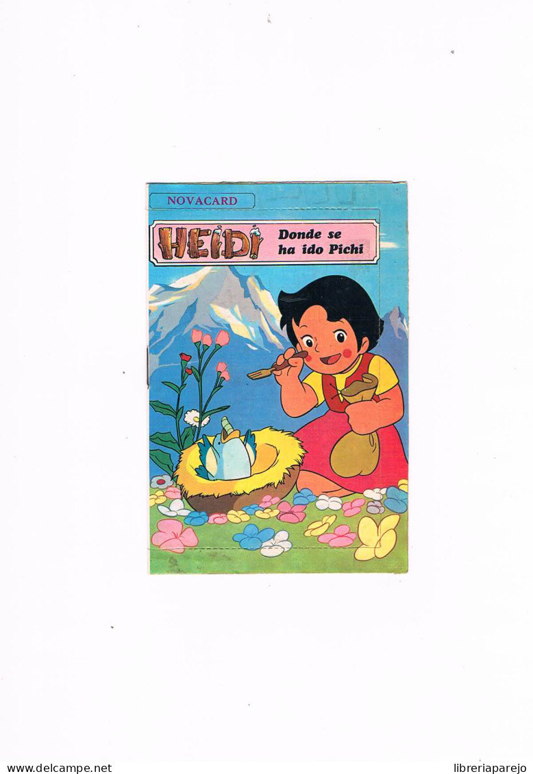 Cuento Postal Novacard Heidi Sonde Se Ha Ido Pichi Gitanitos Ortiz 1975 - Boeken Voor Jongeren