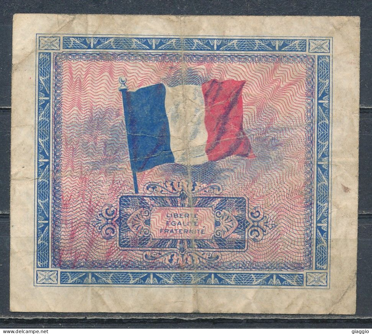 °°° FRANCE 2 FRANCS ALLIED MILITARY CURRENCY 1944 °°° - 1944 Flag/France