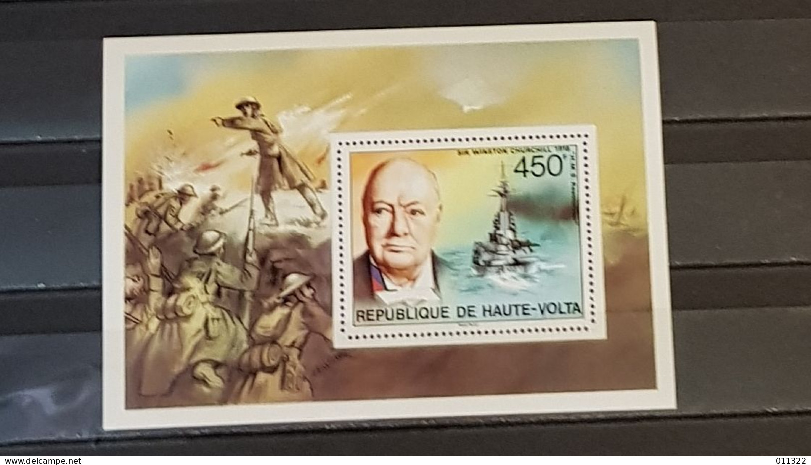 HAUTE-VOLTA ANNIVERSARY CHURCHILL BLOCK MNH - Sir Winston Churchill