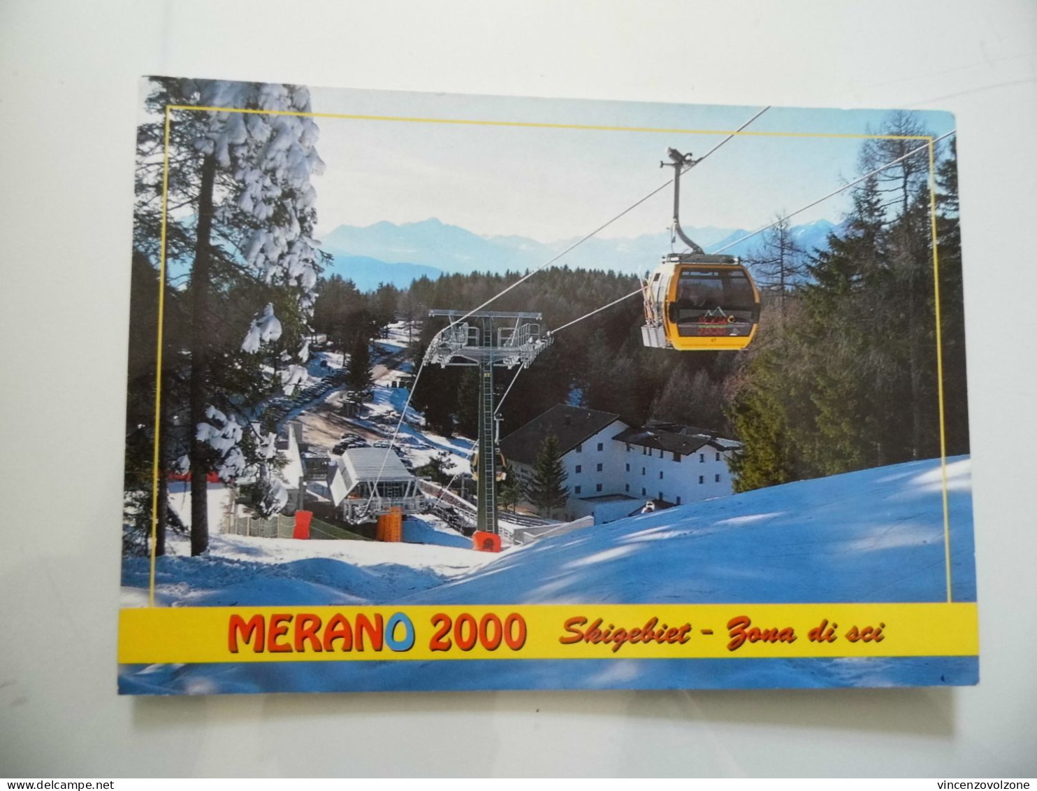 Cartolina Viaggiata "MERANO Zona Di Sci" 2009 - Merano