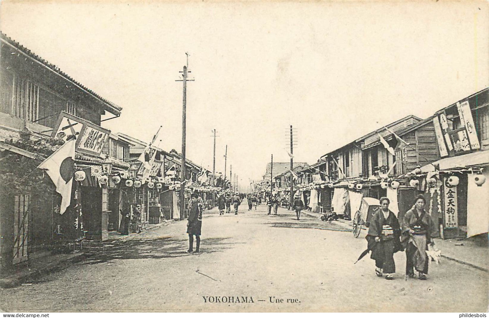 JAPON  YOKOHAMA Une Rue - Yokohama
