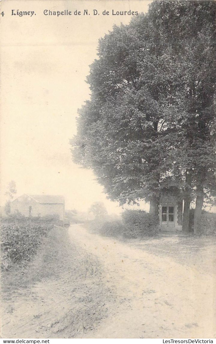 BELGIQUE - LIGNEY - Chapelle De Notre Dame De Lourdes - Carte Postale Ancienne - Other & Unclassified