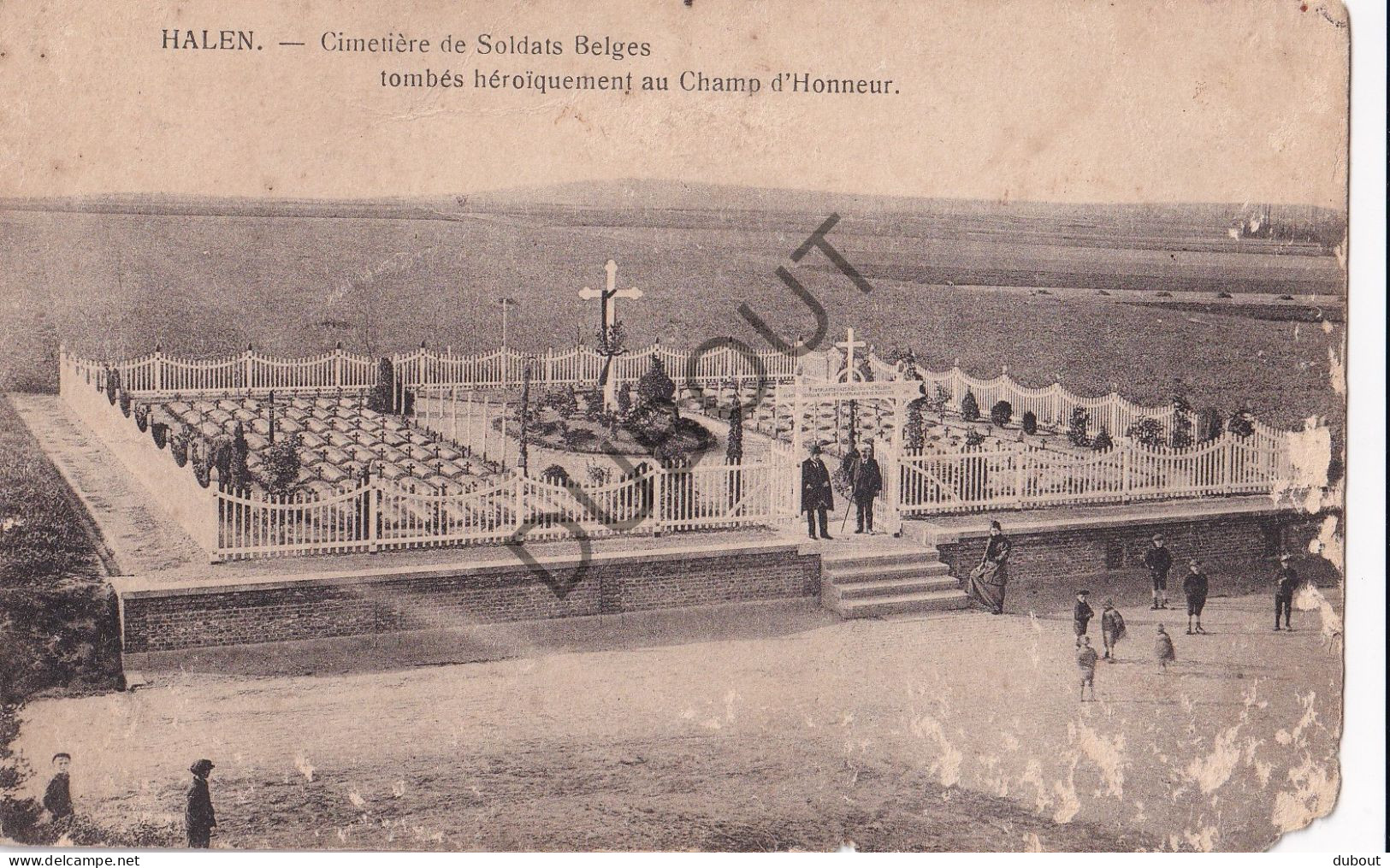 Postkaart/Carte Postale - Halen - Cimetière Belge (C4112) - Halen