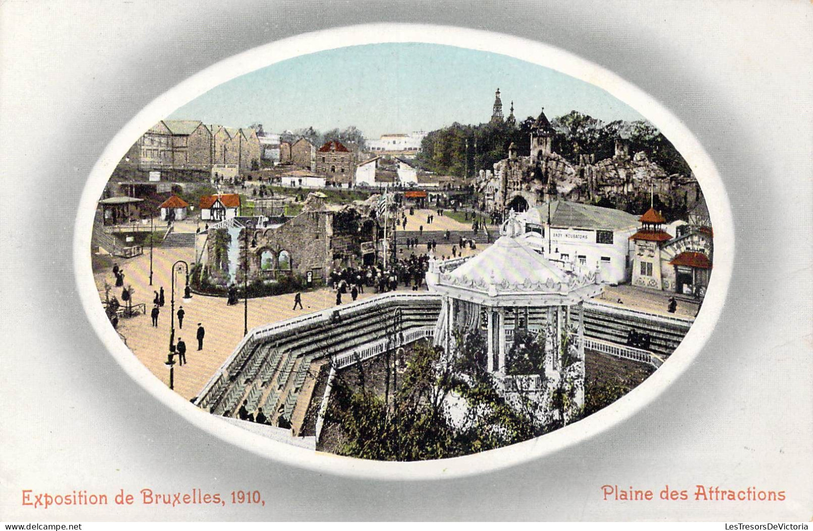 BELGIQUE - Bruxelles - Exposition De Bruxelles 1910 - Plaine Des Attractions - Carte Postale Ancienne - Universal Exhibitions