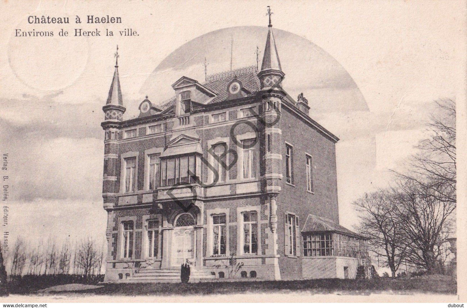 Postkaart/Carte Postale - Halen - Château - Environs De Herck La Ville (C4113) - Halen