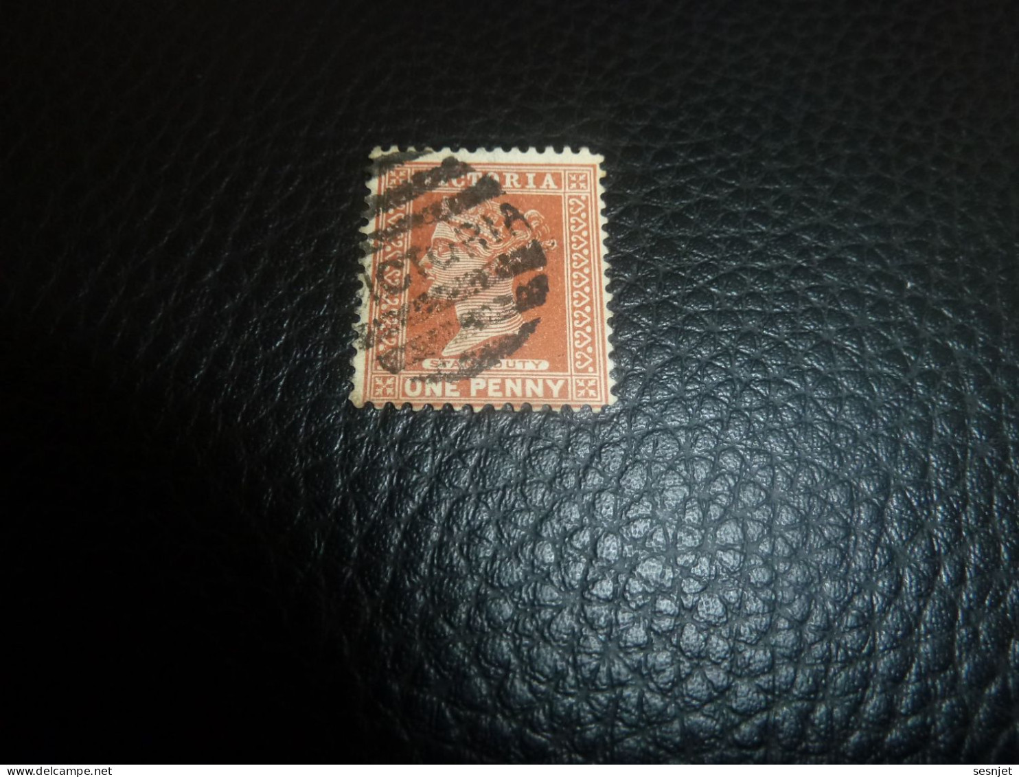 Victoria - Stamp Duty - One Penny - 101 - Brun-rouge - Oblitéré - Année 1890 - - Oblitérés