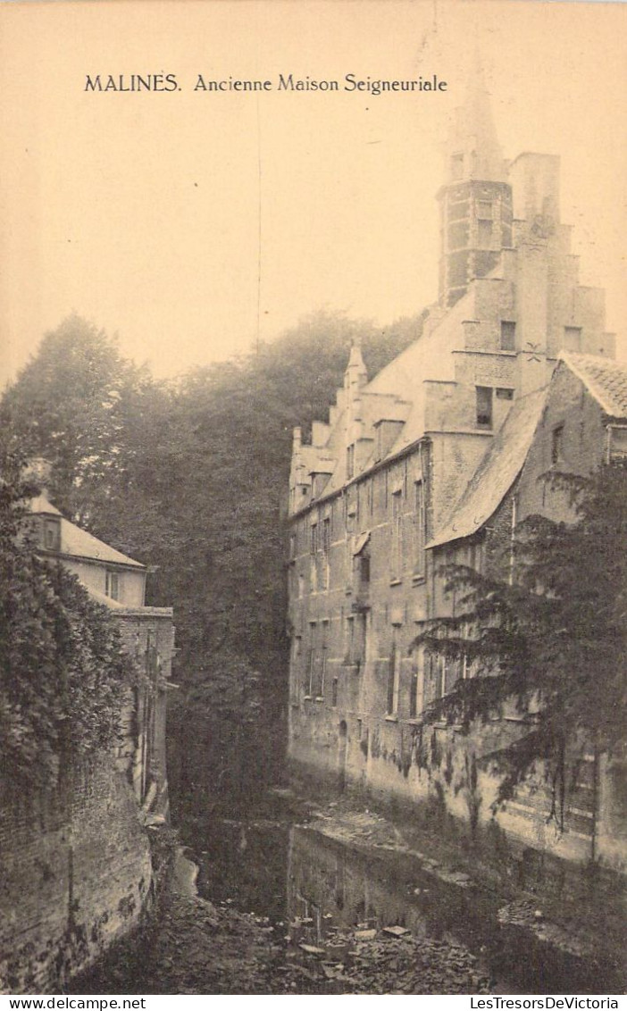 BELGIQUE - Malines - Ancienne Maison Seigneuriale - Carte Postale Ancienne - Malines