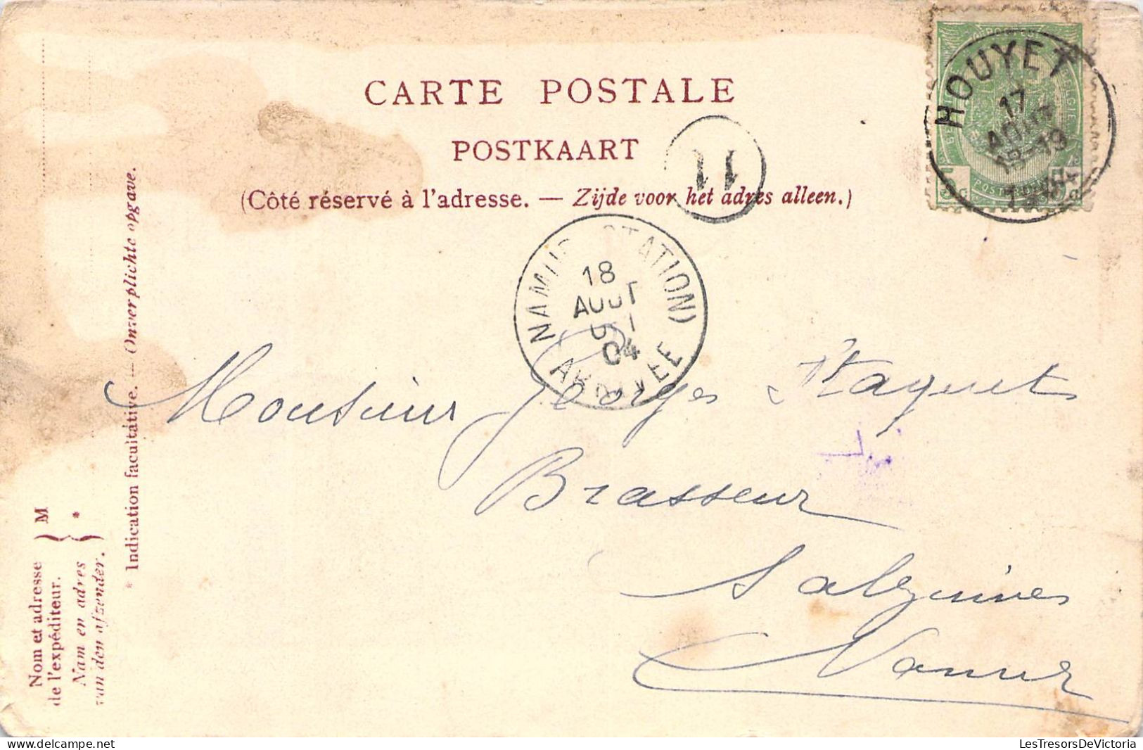 BELGIQUE - Château Royale D'ARDENNE - L'Iwoigne - Edit J Saimpain - Carte Postale Ancienne - Andere & Zonder Classificatie