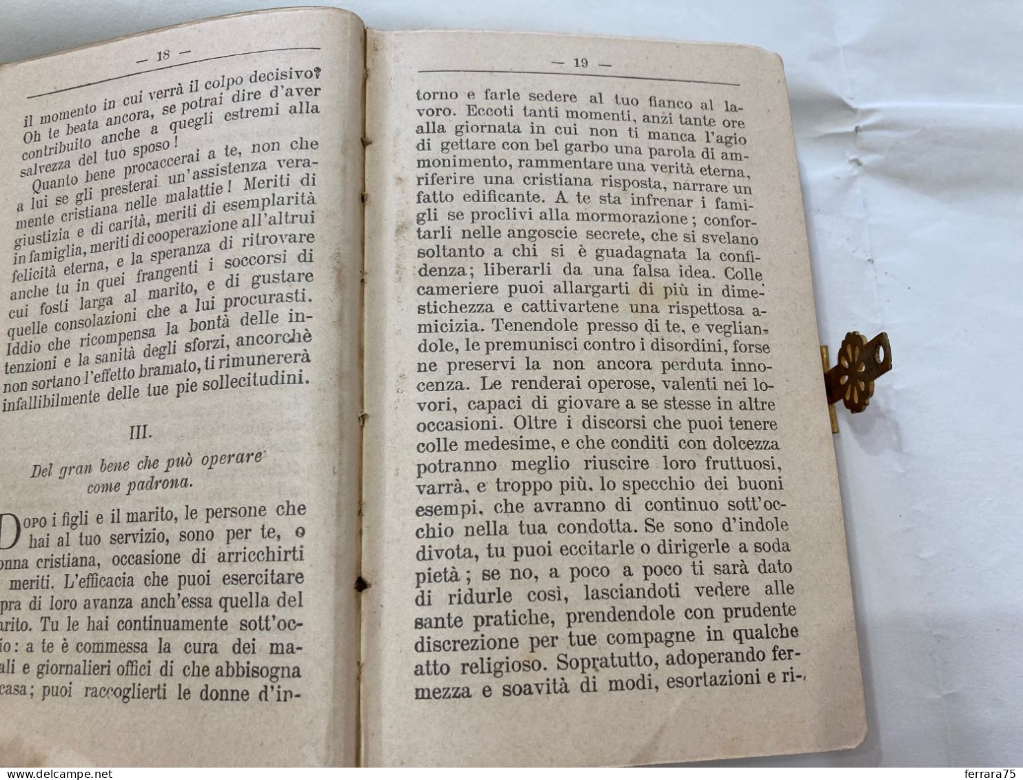 LA VERA MADRE DI FAMIGLIA operetta compilata Giambattista FENOGLIO Torino 1897