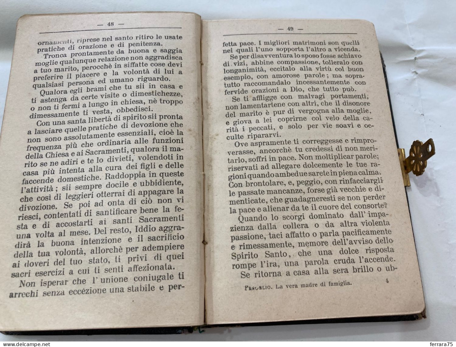 LA VERA MADRE DI FAMIGLIA operetta compilata Giambattista FENOGLIO Torino 1897