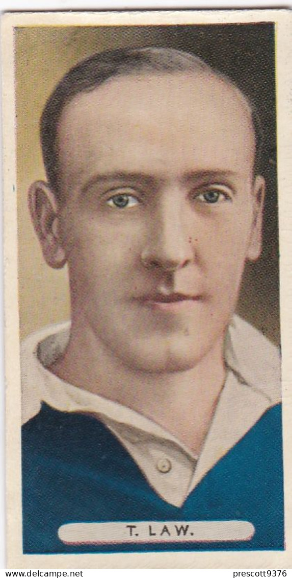 Famous Footballers 1934 - 8 T Law, Chelsea - Ardath Cigarette Card - Phillips / BDV