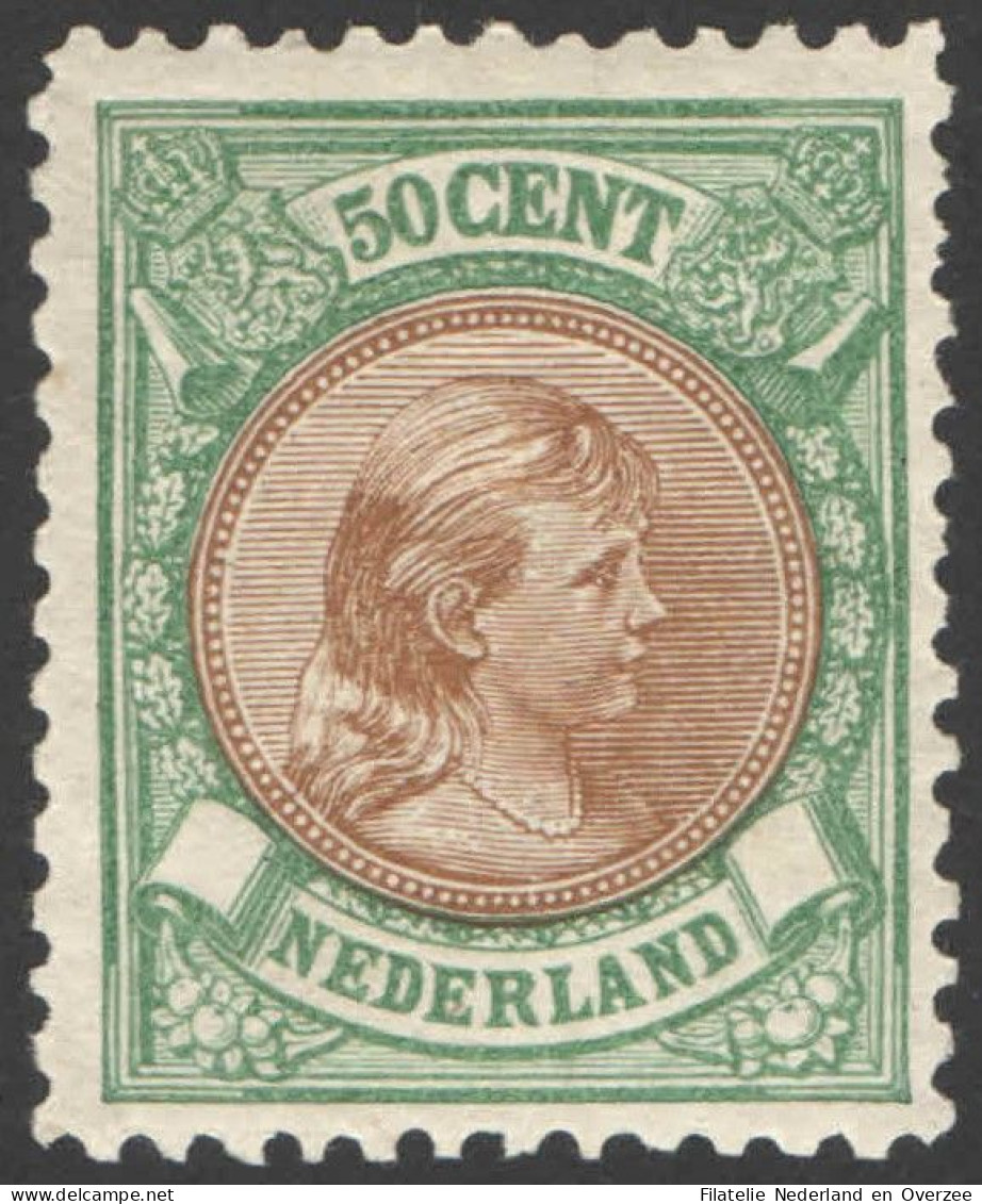 Nederland 1896 NVPH Nr 45 Ongebruikt/MH Princess Wilhelmina - Neufs