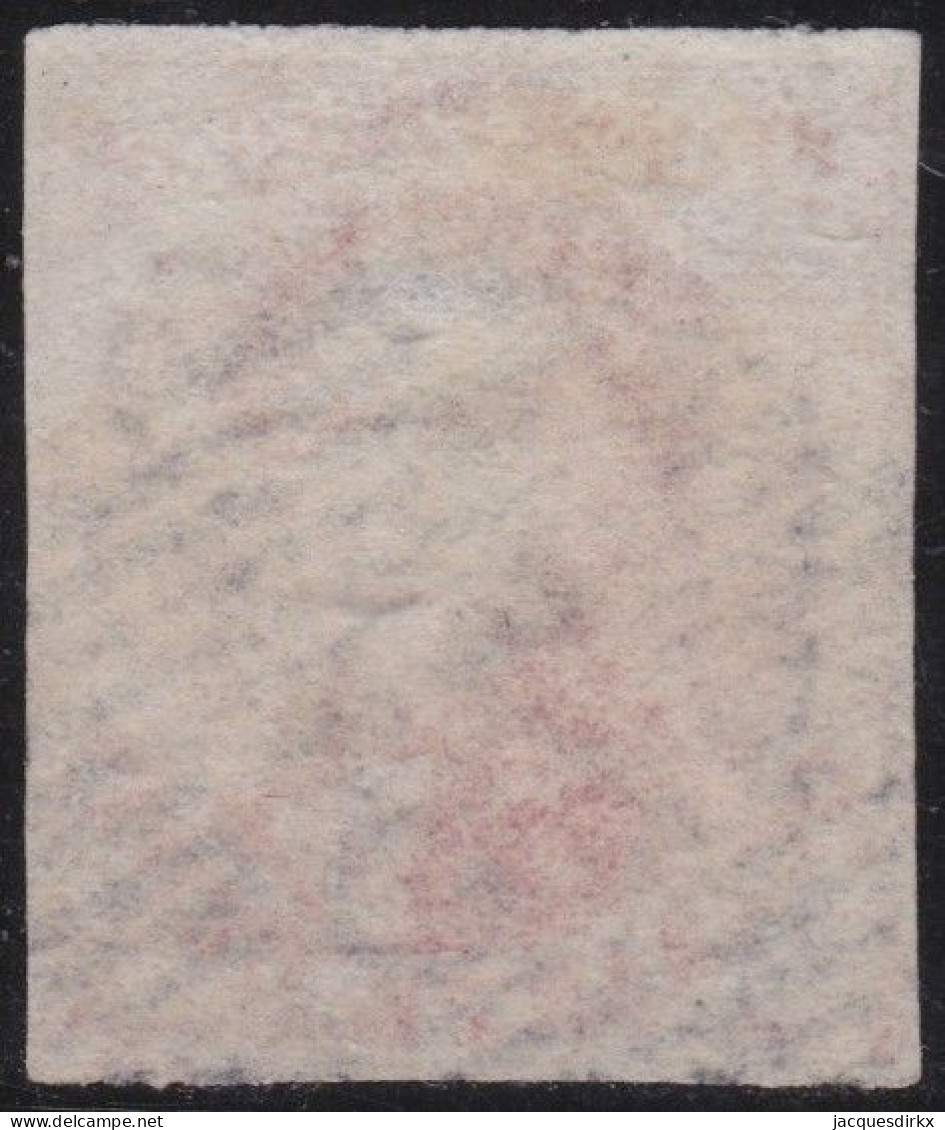 Belgie  .   OBP    .    5 A (2 Scans)     .     O  .  Papier  épais      .    Gestempeld     .   /   .   Oblitéré - 1849-1850 Medallions (3/5)