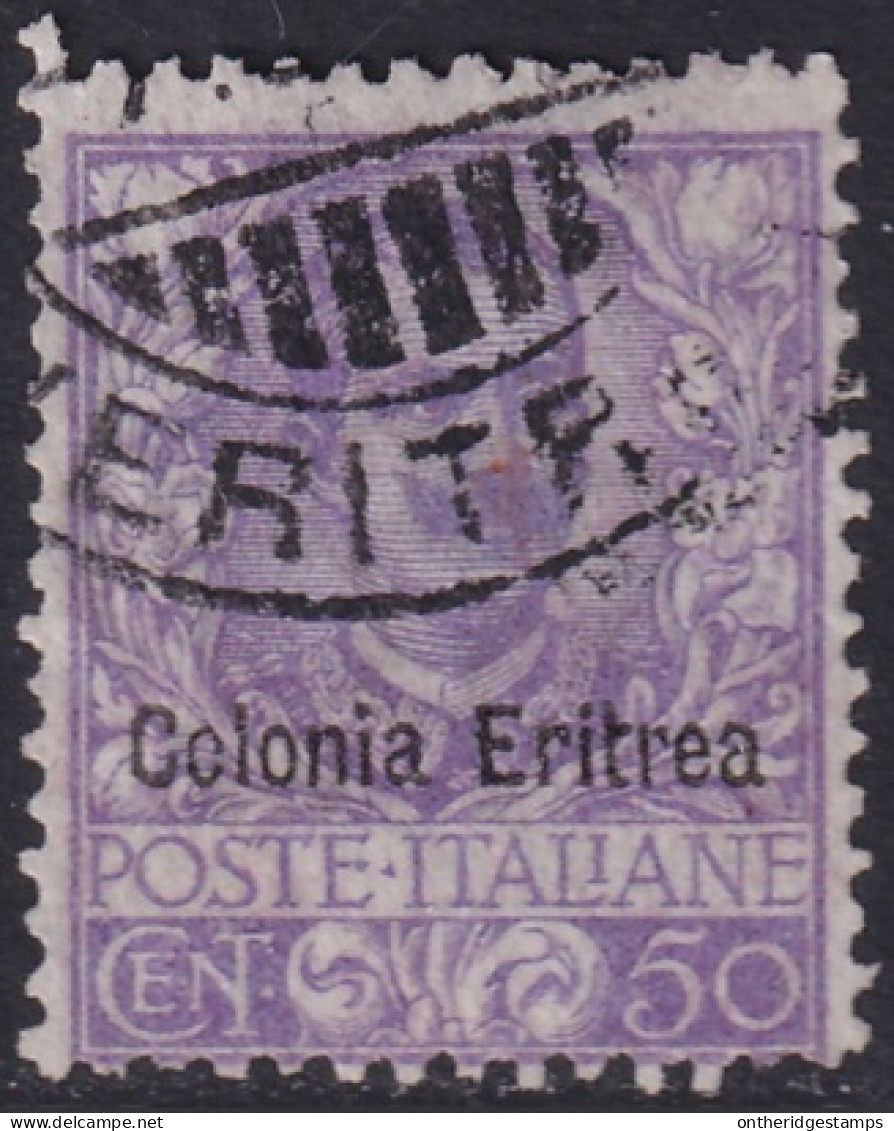 Eritrea 1903 Sc 27 Sa 27 Used Damaged Perfs At Bottom - Eritrée