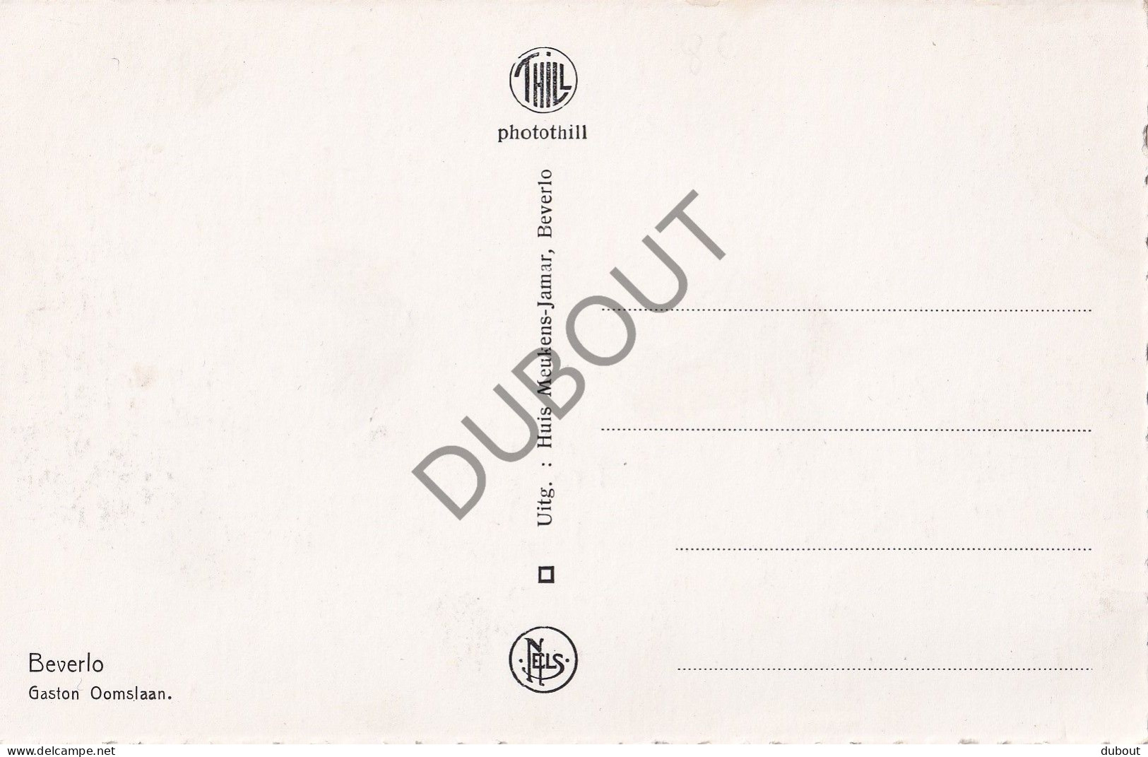 Postkaart/Carte Postale - Beverlo - Gaston Oomslaan (C3973) - Beringen