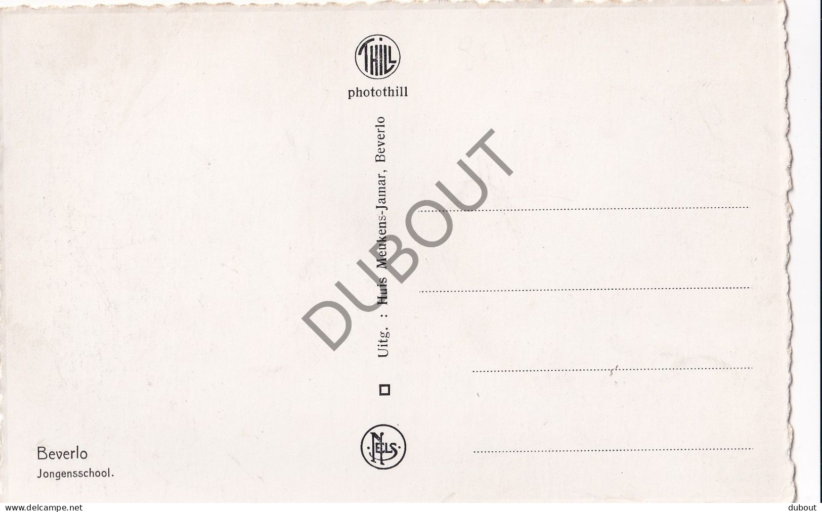 Postkaart/Carte Postale - Beverlo - Jongensschool (C3969) - Beringen