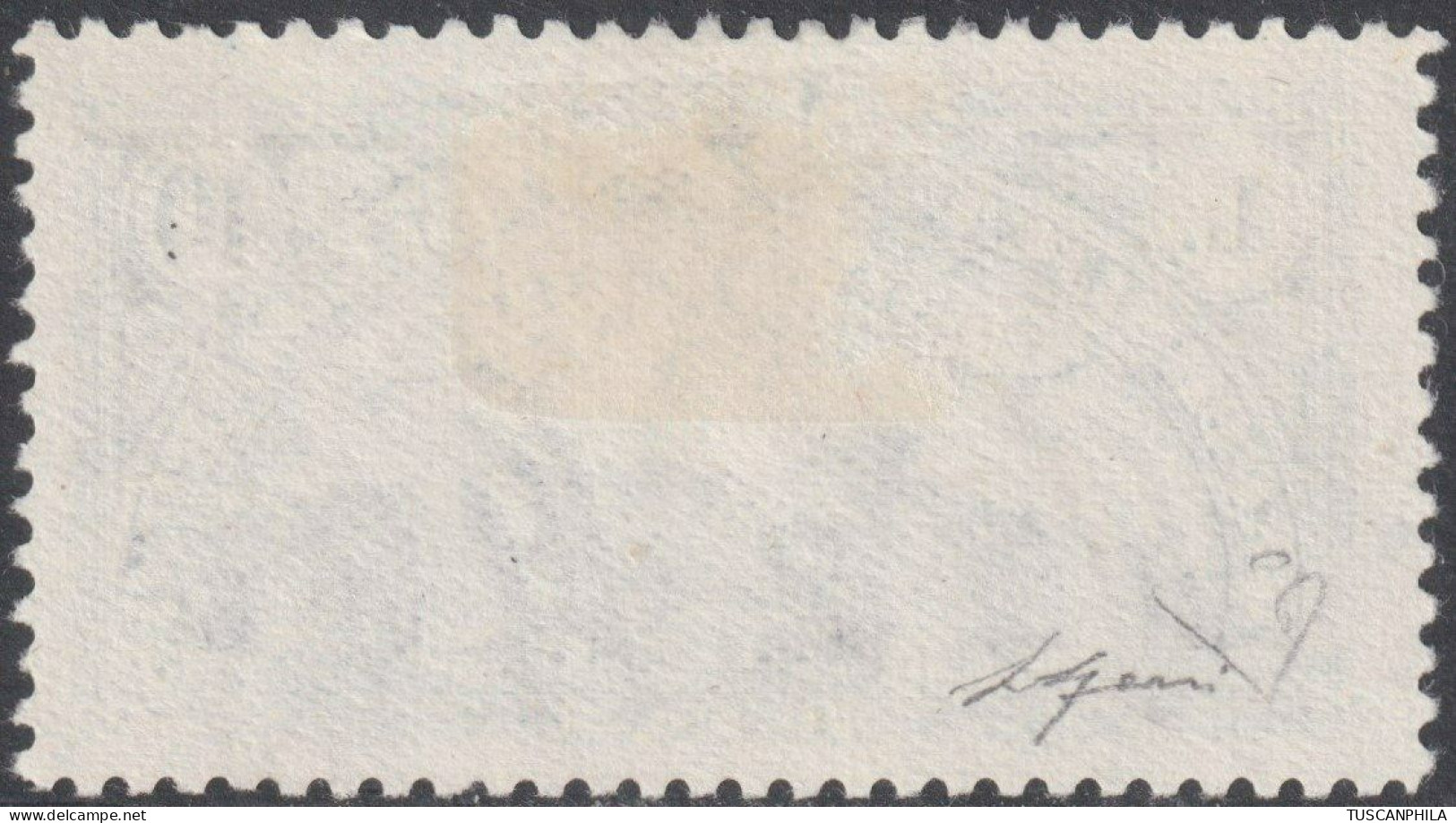 San Marino 1931 - Posta Aerea Veduta 10 L. Azzuro Usato Raro Pluriperiziato - Sassone N.10 - Gebraucht