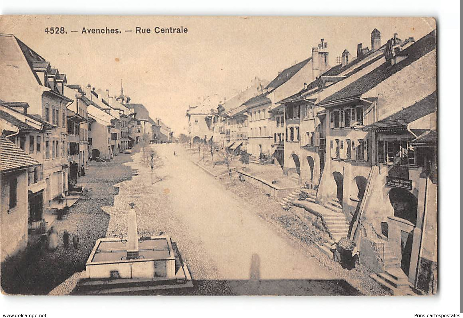 CPA Suisse Avenches Rue Centrale - Avenches