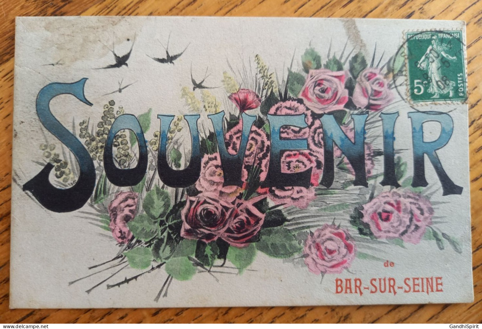 Souvenir De Bar Sur Seine (Aube) - Hirondelles - Bar-sur-Seine