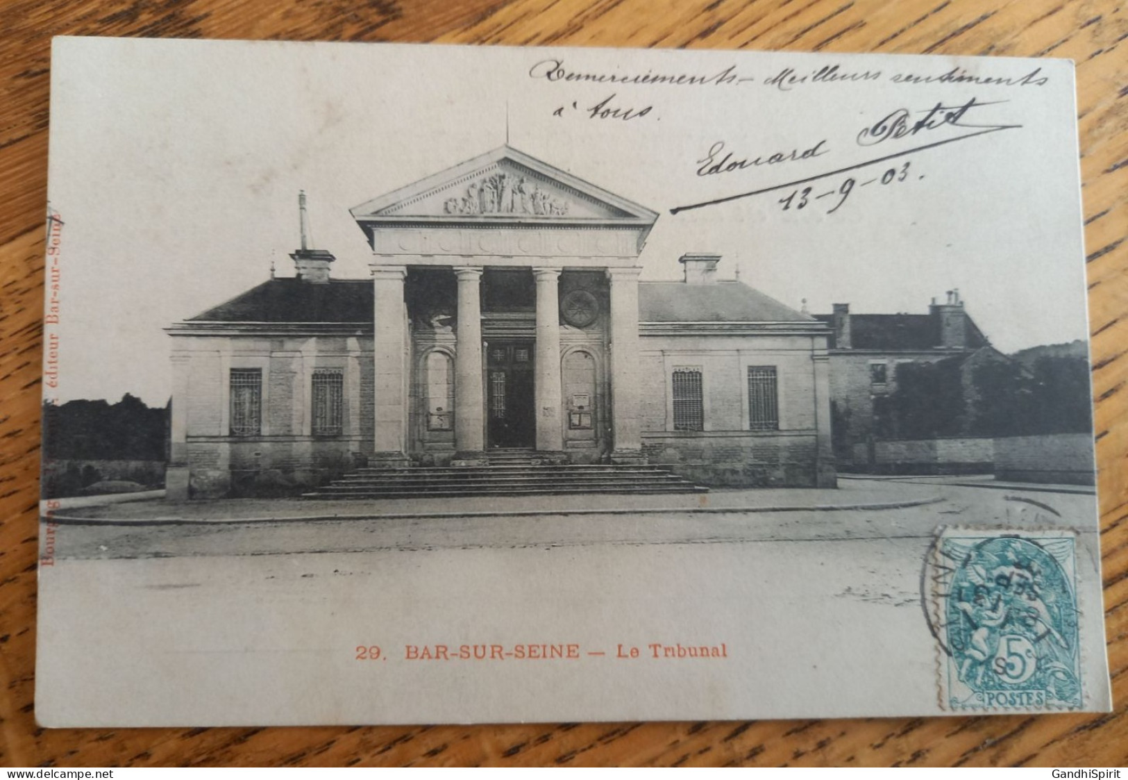 Bar Sur Seine (Aube) - Le Tribunal - Bar-sur-Seine