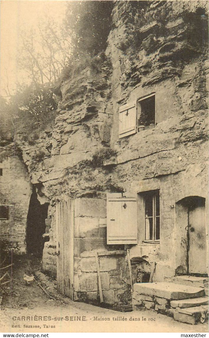 CARRIÉRES SUR SEINE Maison Taillée Dans Le Roc - Carrières-sur-Seine