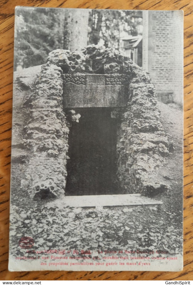 Bar Sur Seine (Aube) - La Grotte De Notre Dame Du Chêne Conduisant à Une Fontaine Souterraine Qui Autrefois était... - Bar-sur-Seine