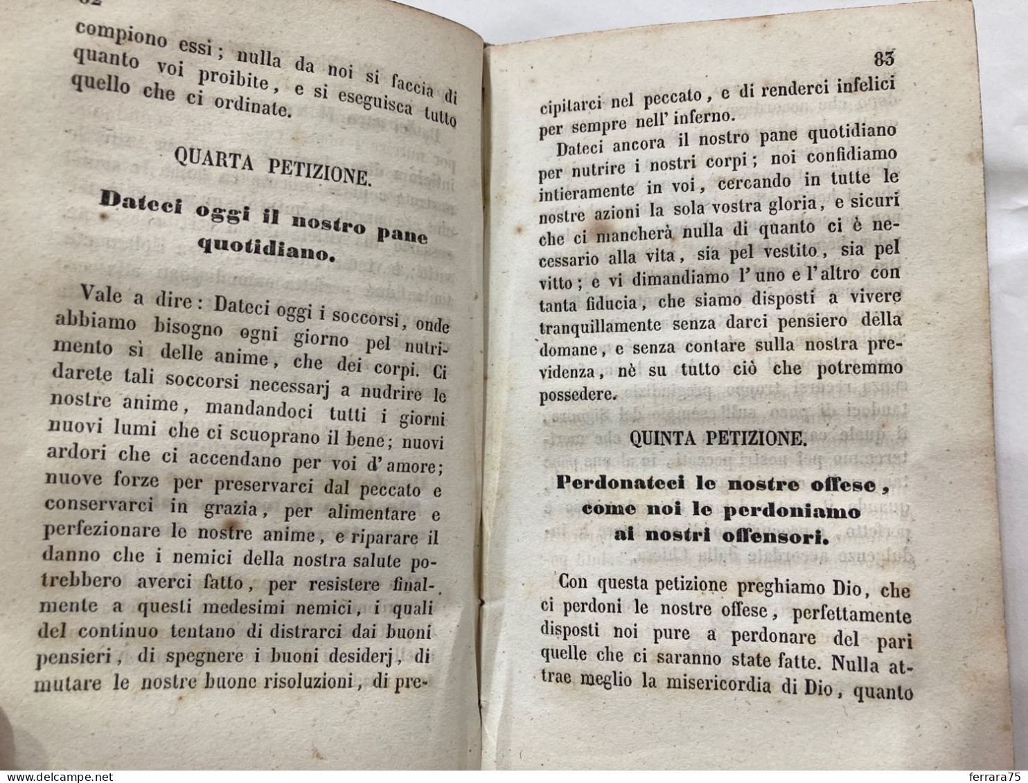 LA MADRE CRISTIANA-ABATE TEGLIO-LETTERA GAETANO BENAGLIO VESCOVO-COMO 1853.