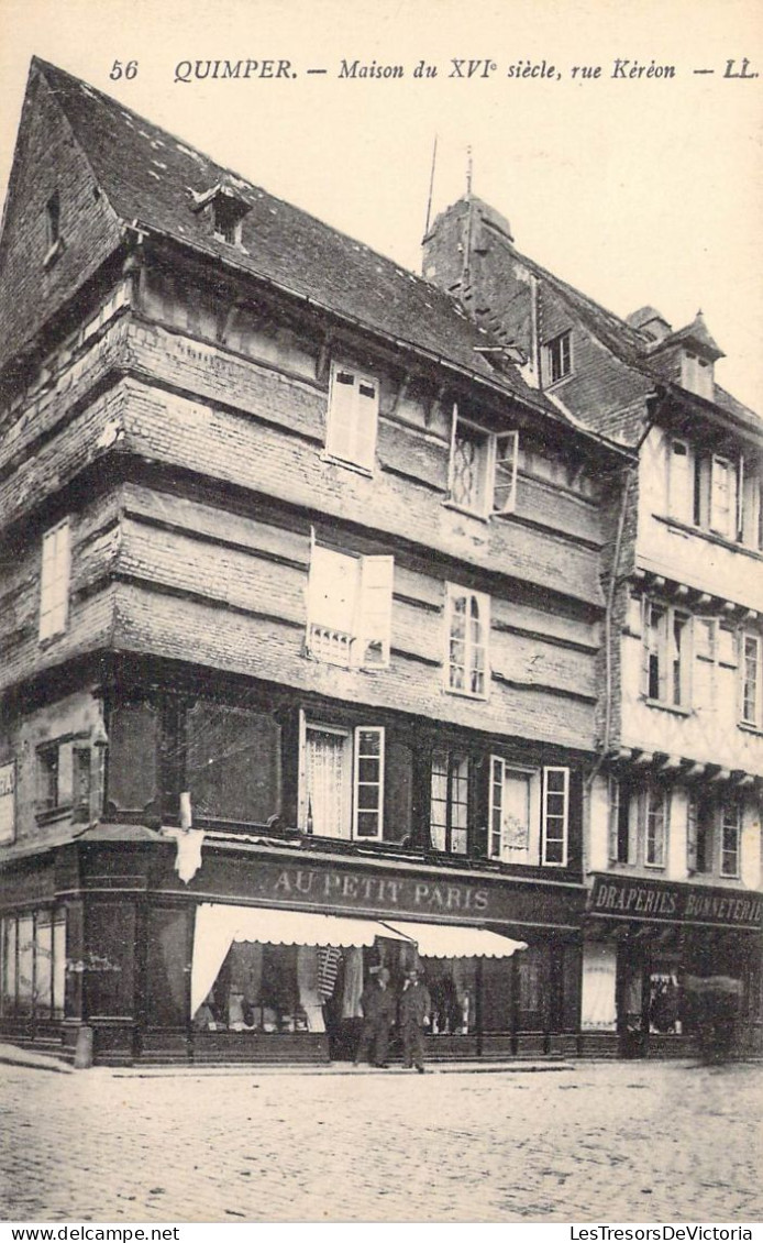 FRANCE - 29 - Quimper - Maison Du XVI E Siècle, Rue Kéréon - Carte Postale Ancienne - Quimper