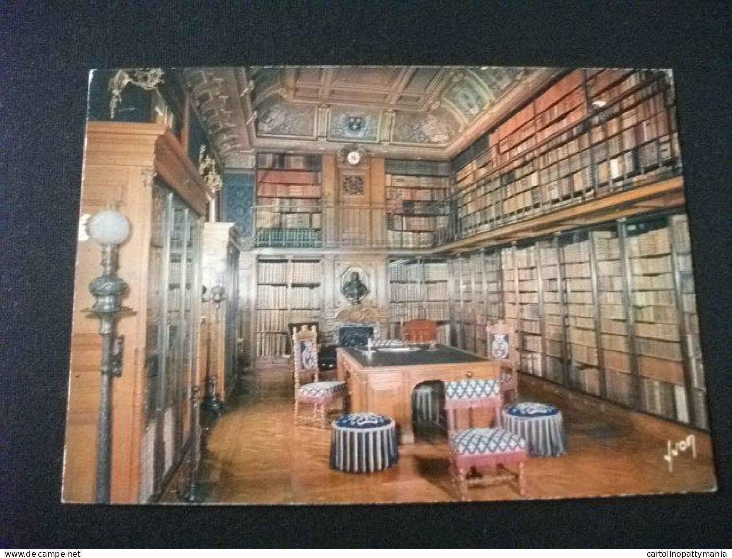 BIBLIOTECA BIBLIOTHEQUE LIBRARY LIBRERIA CHATEAU DE CHANTILLY CABINET DES LIVRES - Libraries