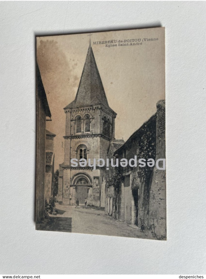 86110 Mirebeau De Poitou - Eglise Saint André - Mirebeau