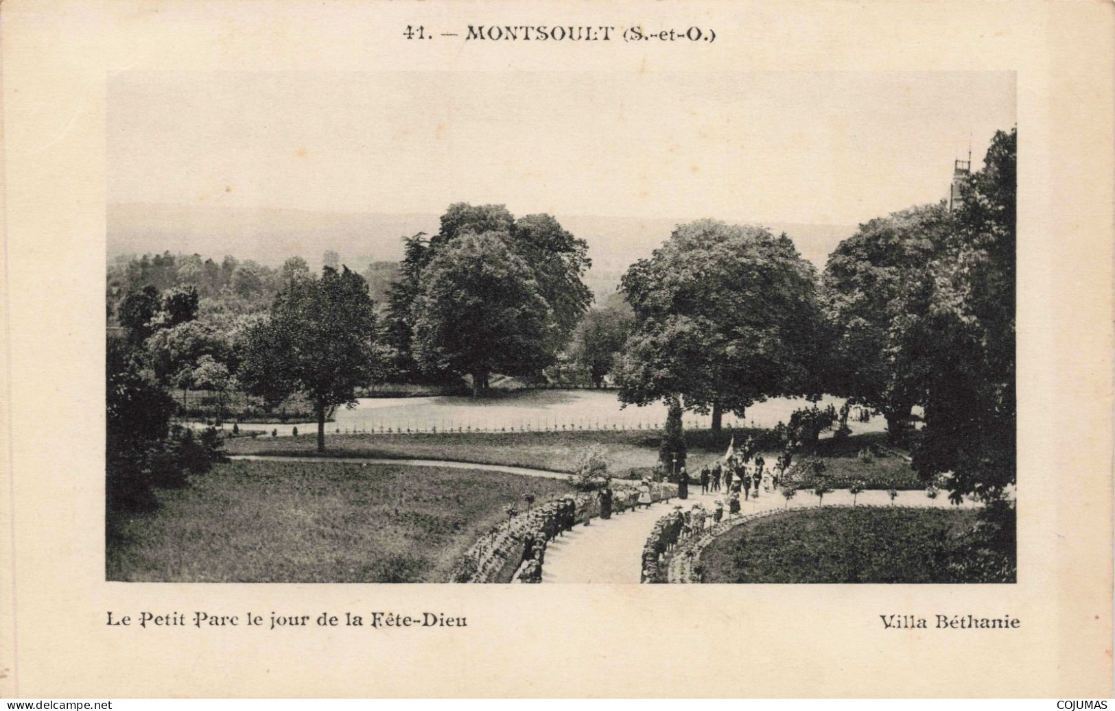 95 - MONTSOULT - S14970 - Le Petit Parc Le Jour De La Fête Dieu - Religion - L1 - Montsoult