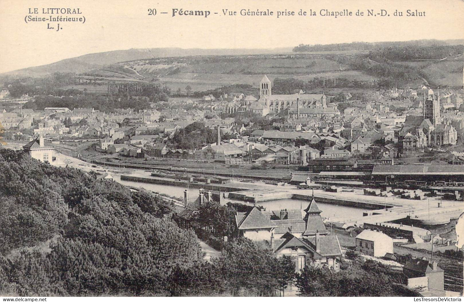 FRANCE - 76 - Fécamp - Vue Générale Prise De La Chapelle De N.-D Du Salut - Carte Postale Ancienne - Fécamp