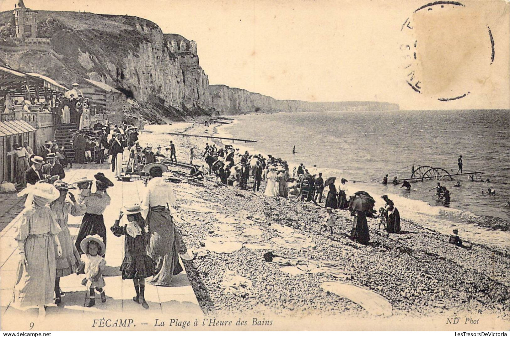 FRANCE - 76 - Fécamp - La Plage à L'heure Des Bains - Carte Postale Ancienne - Fécamp