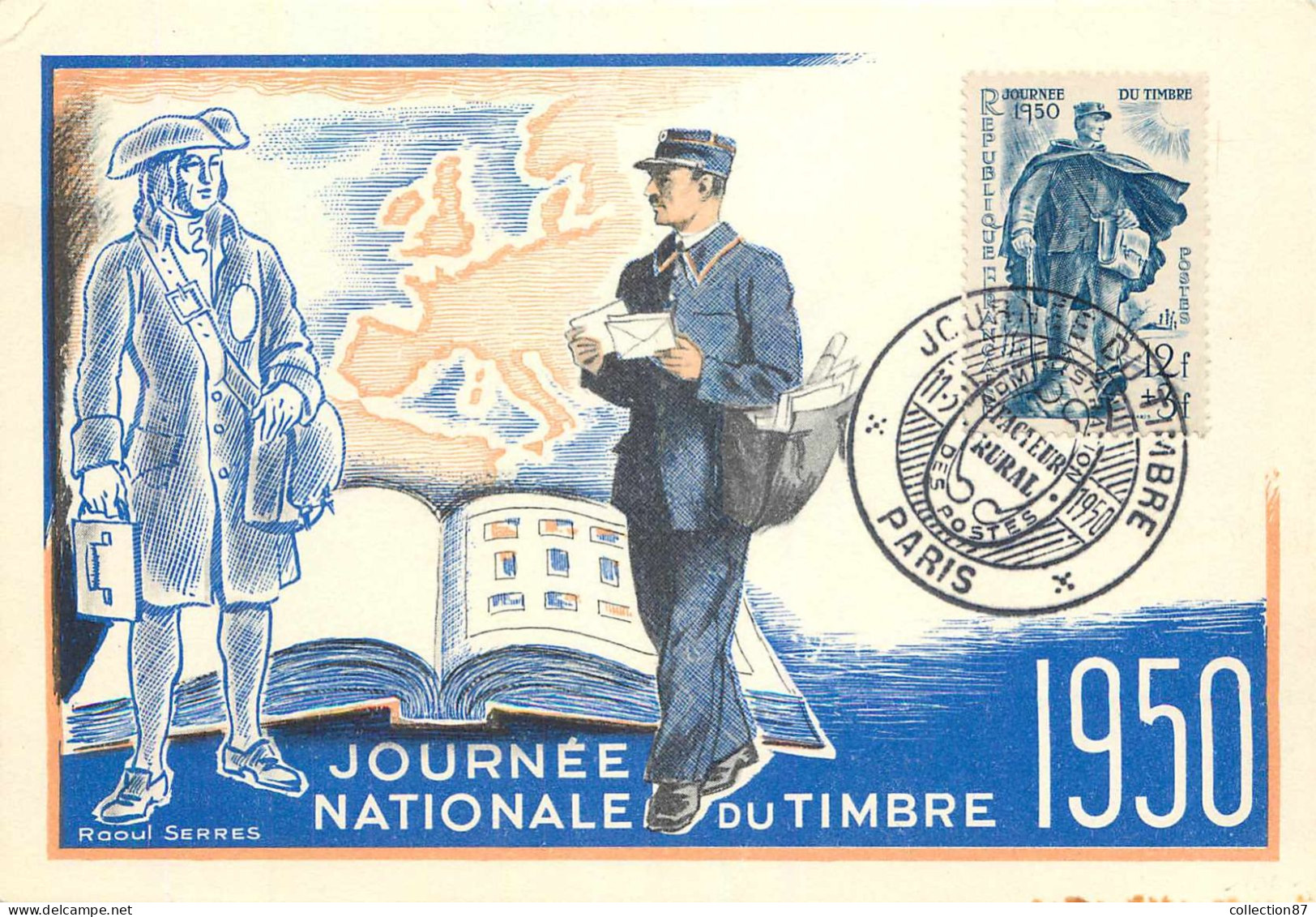 FRANCE < LOT De 14 Cartes Maximum Journée Du Timbre  1950-51-52-55-57-58-59+60+61+62+63+66+72+73 - Collections, Lots & Séries