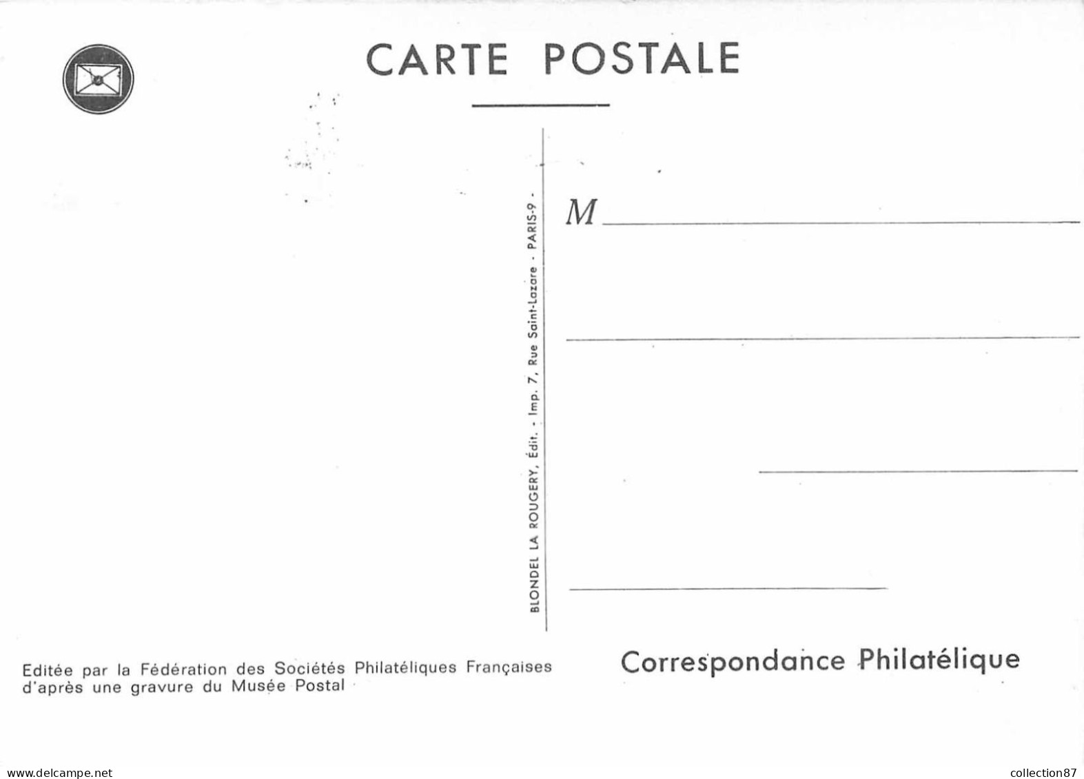 FRANCE < LOT de 14 Cartes Maximum Journée du Timbre  1950-51-52-55-57-58-59+60+61+62+63+66+72+73